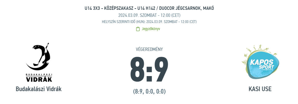 You are currently viewing U14 3X3 – KÖZÉPSZAKASZ – U14 H142 / DUOCOR JÉGCSARNOK, MAKÓ – EREDMÉNY  2024.03.09.